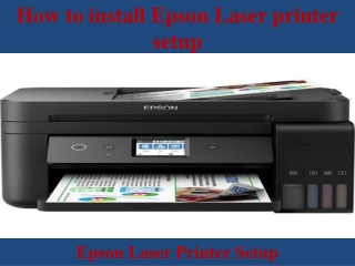 How to install Epson Laser printer setup