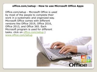 Office.com/setup Office 365, For Students, Home, And Business