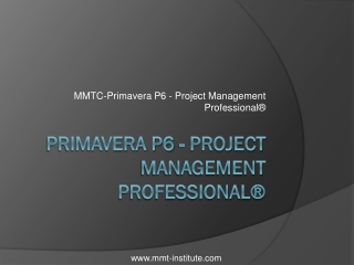 primavera P6 training courses qatar