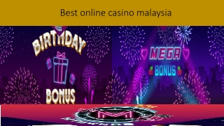 Best online casino malaysia