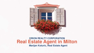 Real Estate Agent in Milton, Marijan Koturic