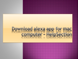 Download alexa app for mac computer – HelpSection