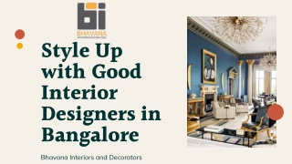 Style Up with Good Interior Designers in Bangalore