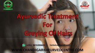 Ayurvedic Treatment for greying of Hairs