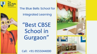 Admission Open in Gurgaon School | The Blue Bells School For Integrated Learning