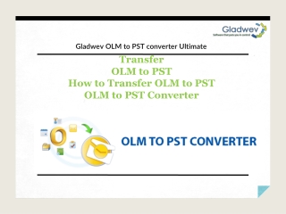 Transfer OLM to PST