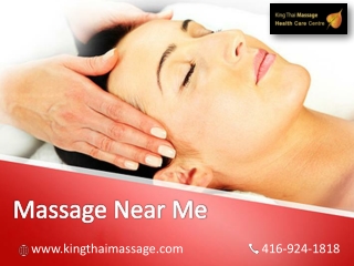 Exclusive Massage near Me in Toronto at the best Price | King Thai Massage