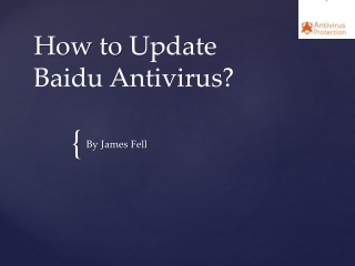 How to Update Baidu Antivirus?