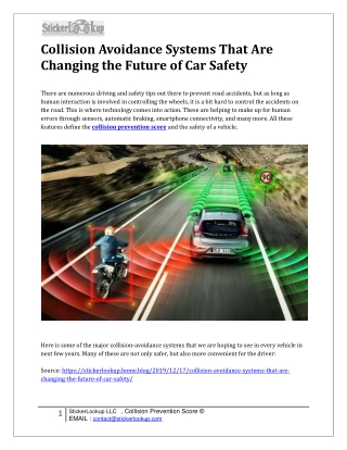 New Risk Management Paradigm for Automobile