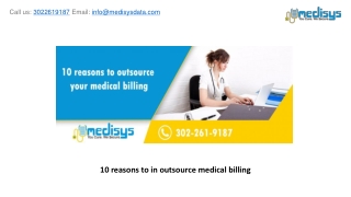 10 reasons to in outsource medical billing