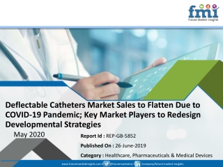 Deflectable Catheters Market on a Steady Growth Trail; FMI Provides Projections in Light of COVID-19 Pandemic in its New
