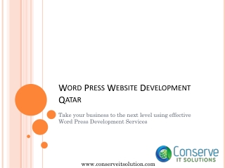 WordPress Website Development Qatar