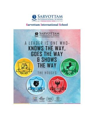 Best School In Greater Noida | Sarvottam