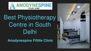 Best Physiotherapy Centre in South Delhi -Anodynespine Fitlife Clinic