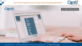 How Software Quality Assurance helps Make Technology Dependable