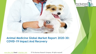 Animal Medicine Market Analysis, Size, Share, Growth, Trends And Forecast 2020
