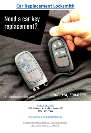 Car Replacement Locksmith