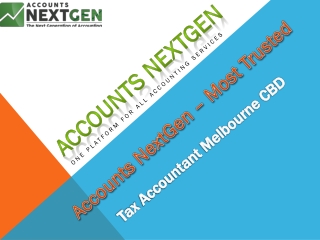 Accounts NextGen