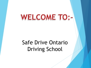 One of the best Driver's Training Centre in Downtown