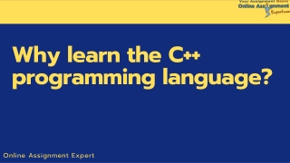 Why learn the C   programming language