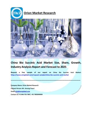 China Bio Succinic Acid Market