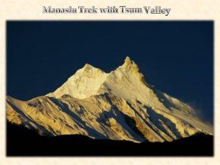 Manaslu Trek with Tsum Valley