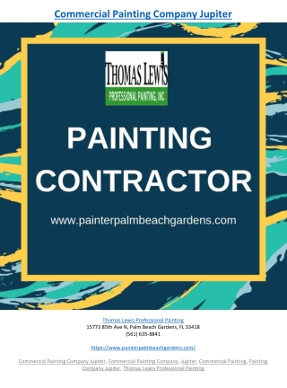 Commercial Painting Company Jupiter