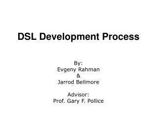 DSL Development Process