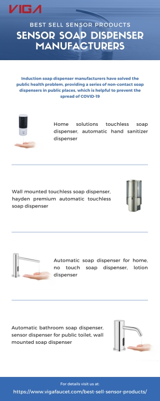 Sensor soap dispenser manufacturers