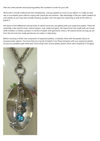 Become Well informed About Jewelry By Reading These Tips