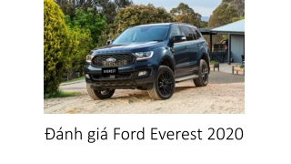 Ford Everest 2020