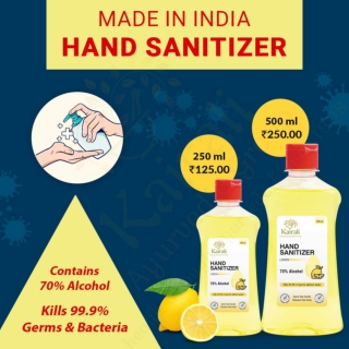 Kairali Hand Sanitizer keeps you safe against infections