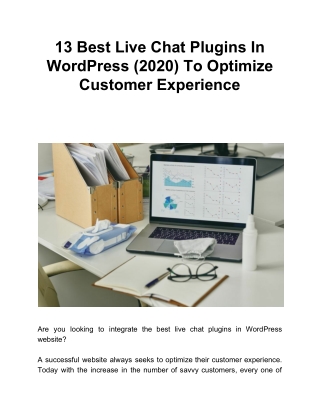 13 Best Live Chat Plugins In WordPress (2020) To Optimize Customer Experience
