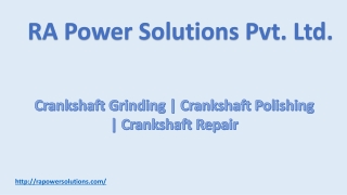 Crankshaft Repair | Repair of Crankshaft | Crankshaft Polishing