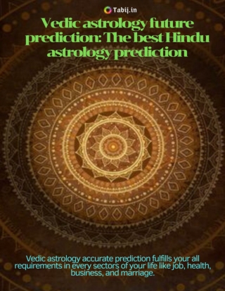 Vedic astrology future prediction: The best Hindu astrology prediction