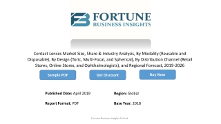 Contact Lenses Market Key Players, Analysis, Insights, Growth, Share and forecast to 2026