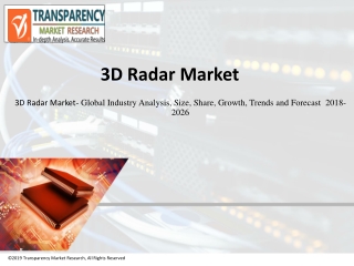 3D Radar Market to Reach US$ 27,919.8 Mn by 2026