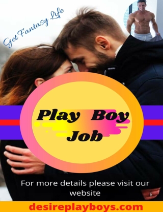 Why Do Gigolo Job Are Getting Popular In Mumbai?