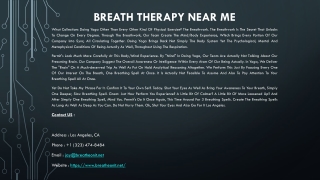 Breath Therapy Near Me