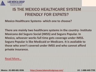 Use your existing US Medical Insurance in Mexico & save on healthcare costs