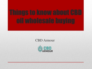 CBD Oil Wholesale Product Distributor