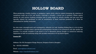 Hollow Board