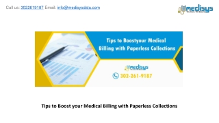 Tips to Boost your Medical Billing with Paperless Collections