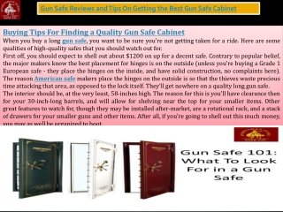 Gun Safe