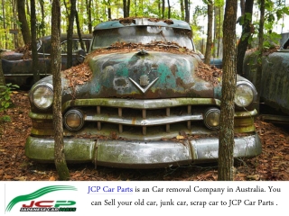 You Can Sell Your Old Car easily With JCP Car Parts