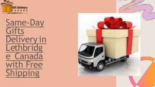 Same-Day Flowers Delivery in Lethbridge Canada with Free Shipping