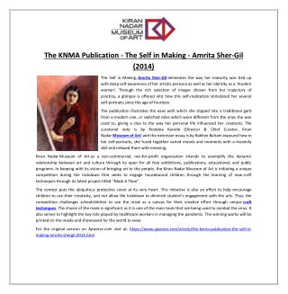 The KNMA Publication - The Self in Making - Amrita Sher-Gil (2014)