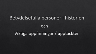 Betydelsefulla personer i Världshistorien