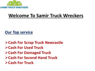 Cash For Scrap Truck Newcastle