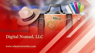 Digital Nomads, LLC - www.whereverwriter.com